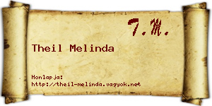 Theil Melinda névjegykártya